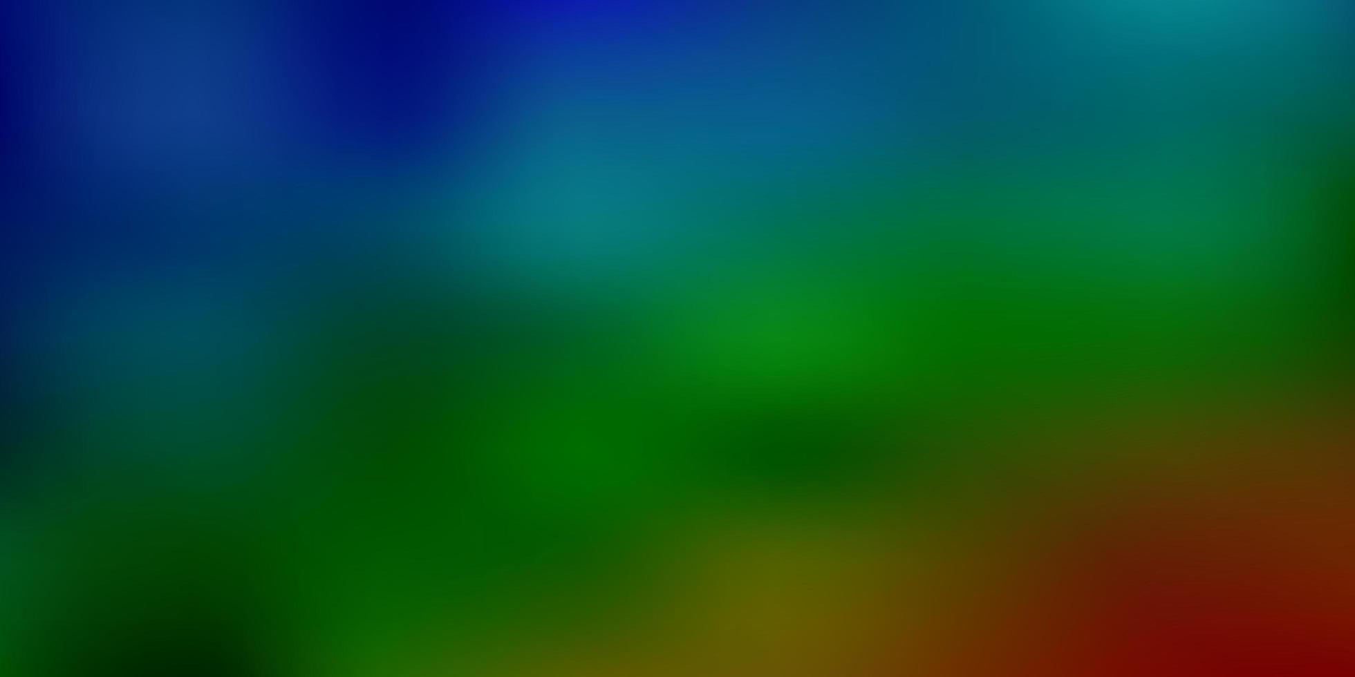 Dark multicolor vector blur template.