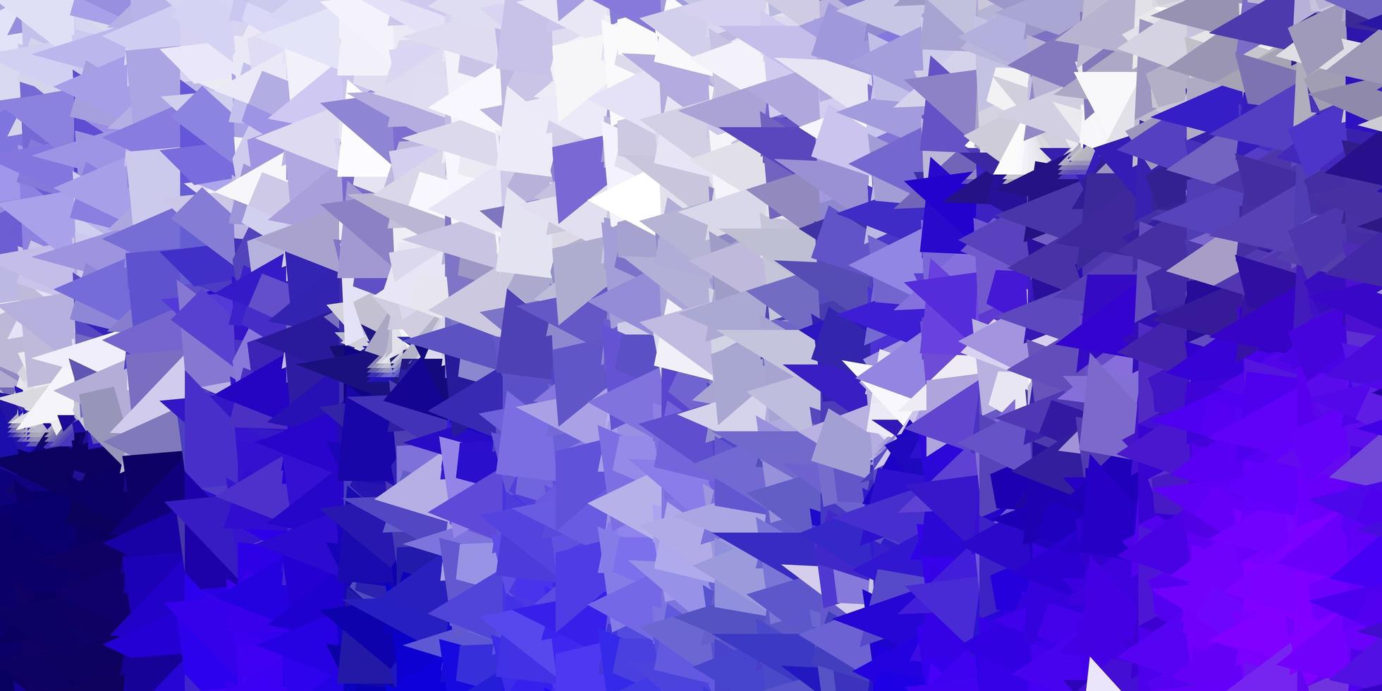Fondo de mosaico de triángulo vector púrpura oscuro.