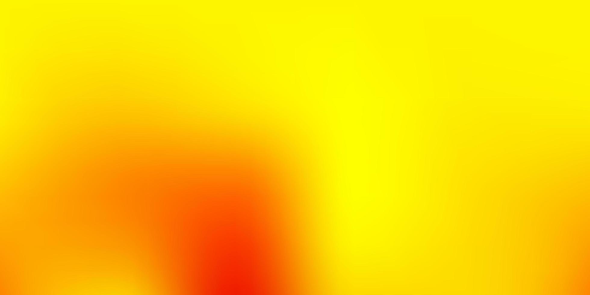 Fondo de desenfoque abstracto de vector amarillo claro.