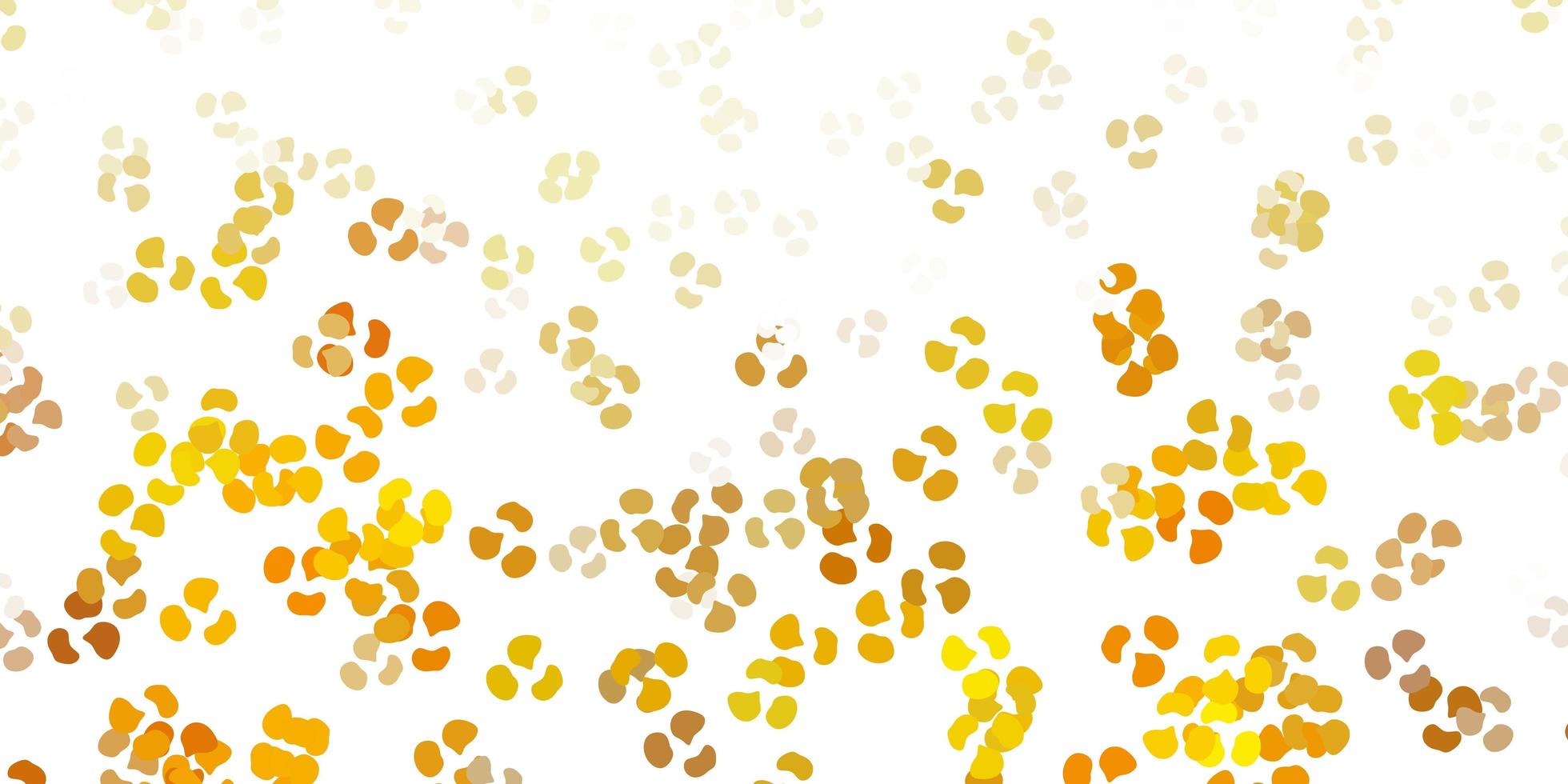 Light green, yellow vector template with abstract forms.