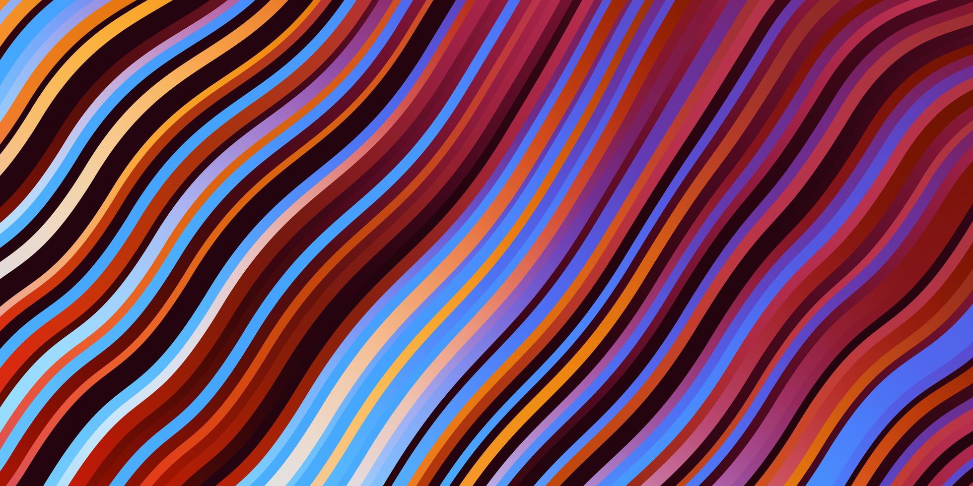 Light Multicolor vector pattern with lines.