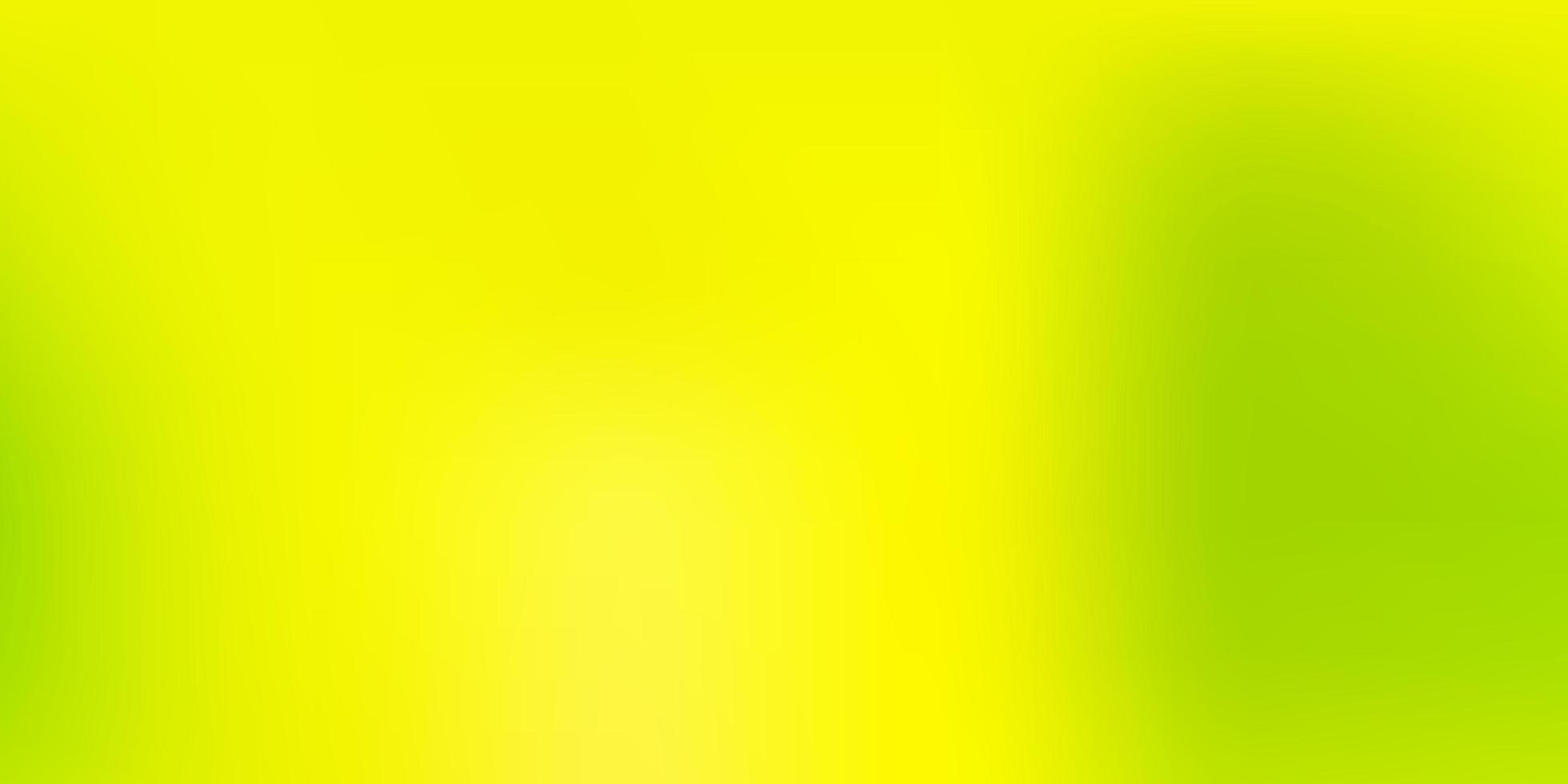 Light Green, Yellow vector gradient blur background.