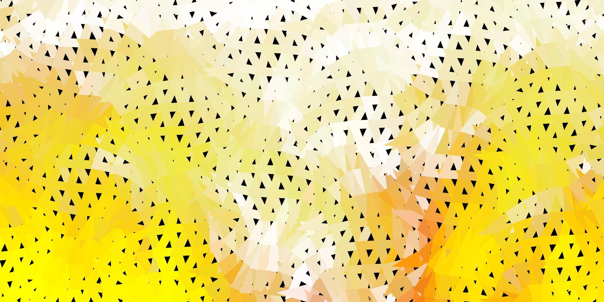 Light yellow vector gradient polygon wallpaper.