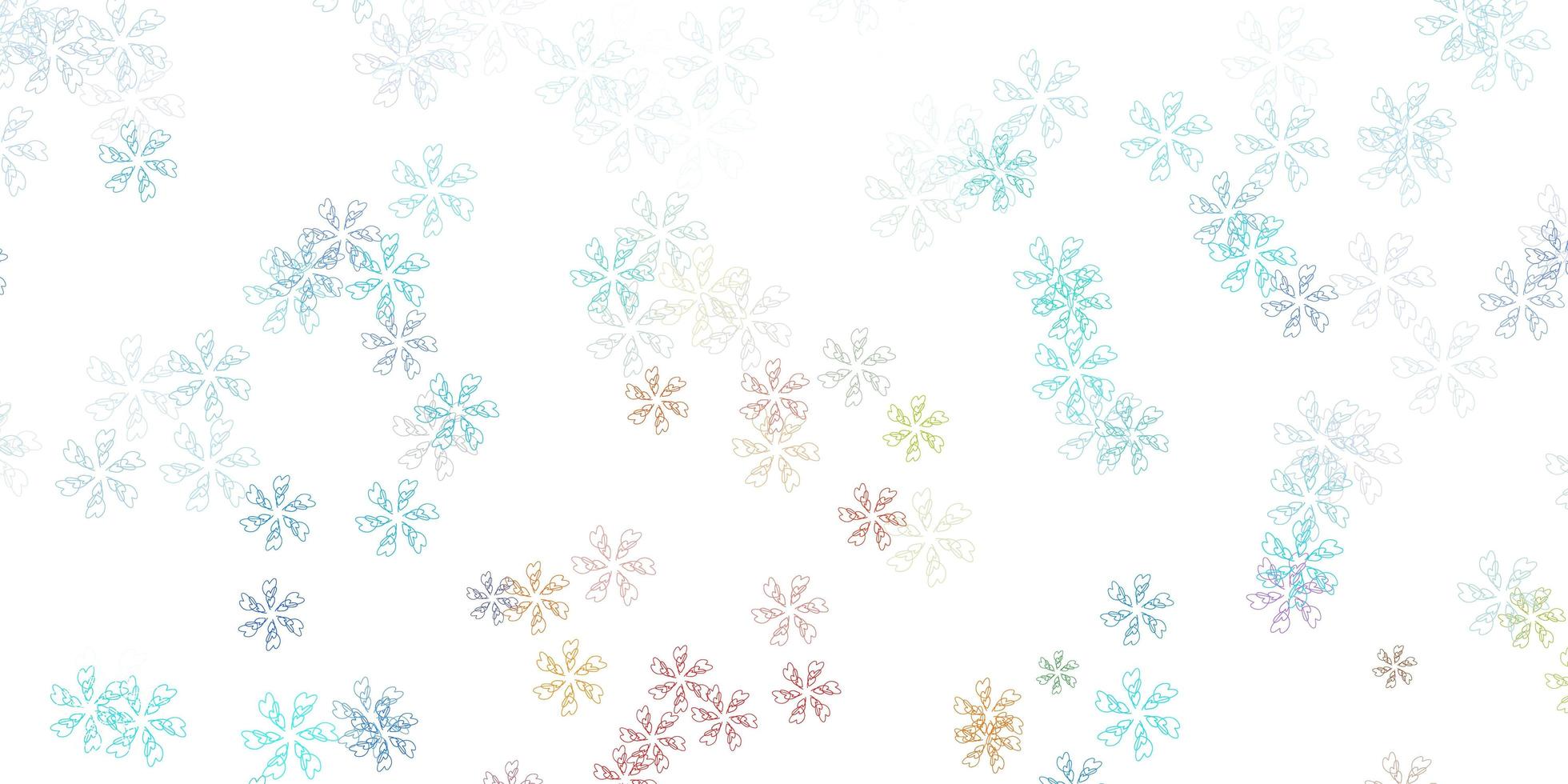 Light multicolor vector abstract template with leaves.