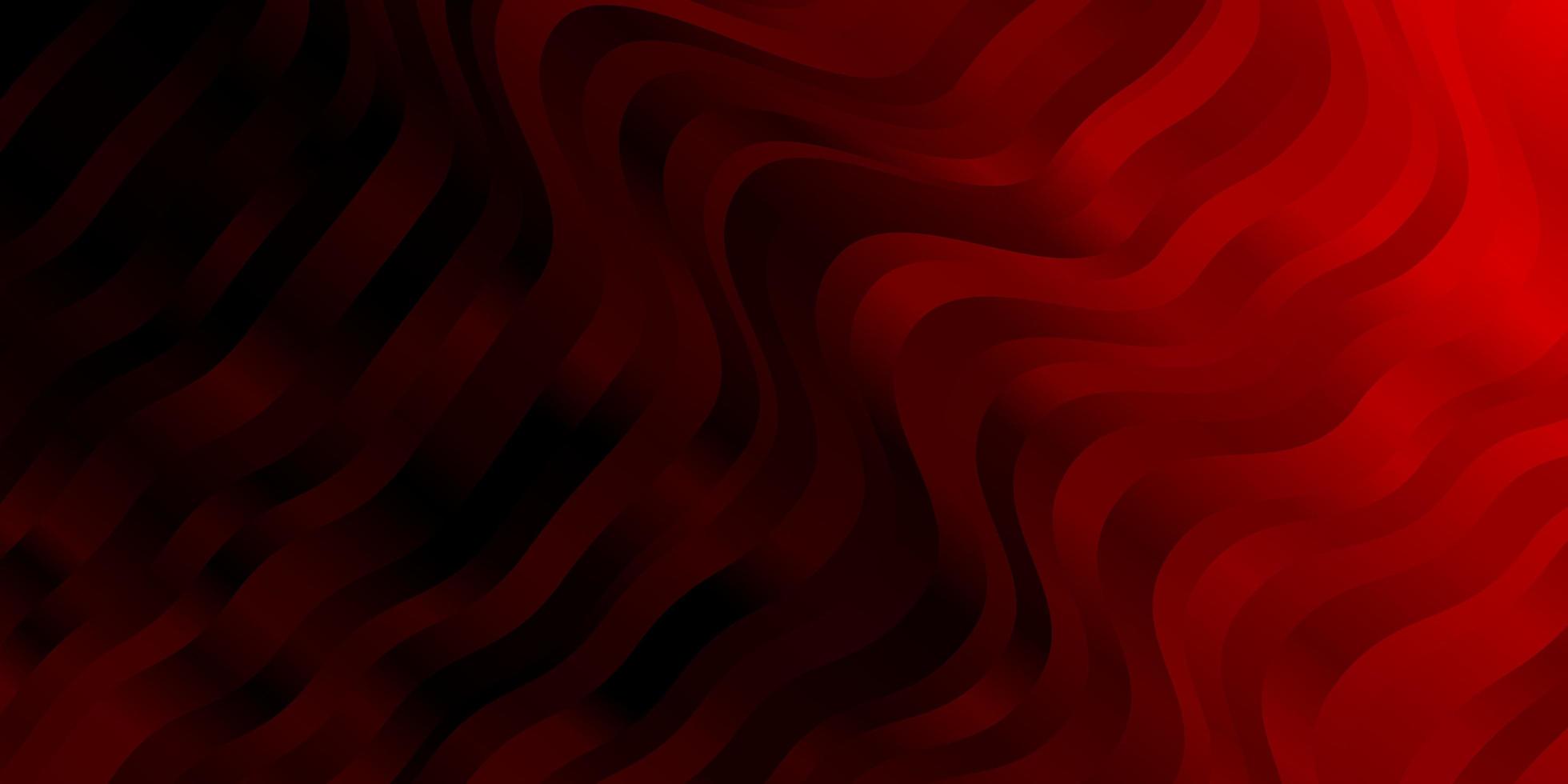 Dark Red vector background with lines.