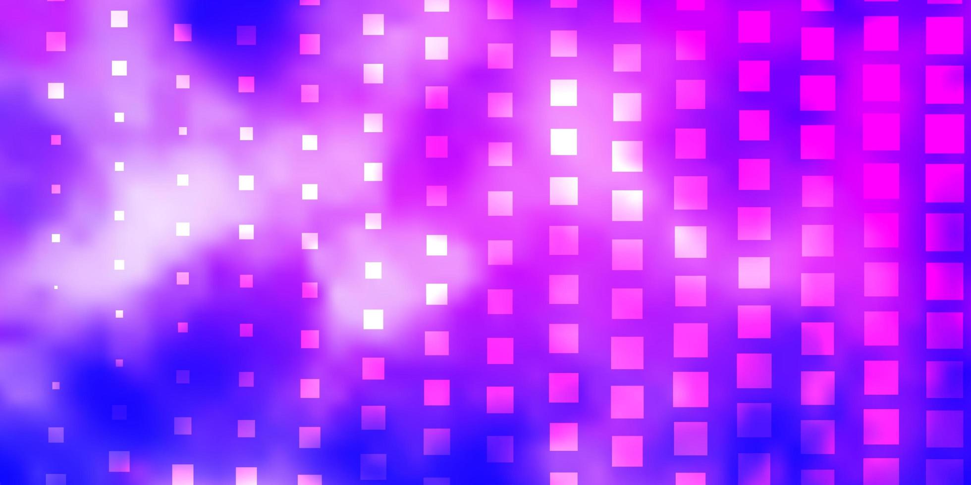 Fondo de vector rosa claro, azul con rectángulos.