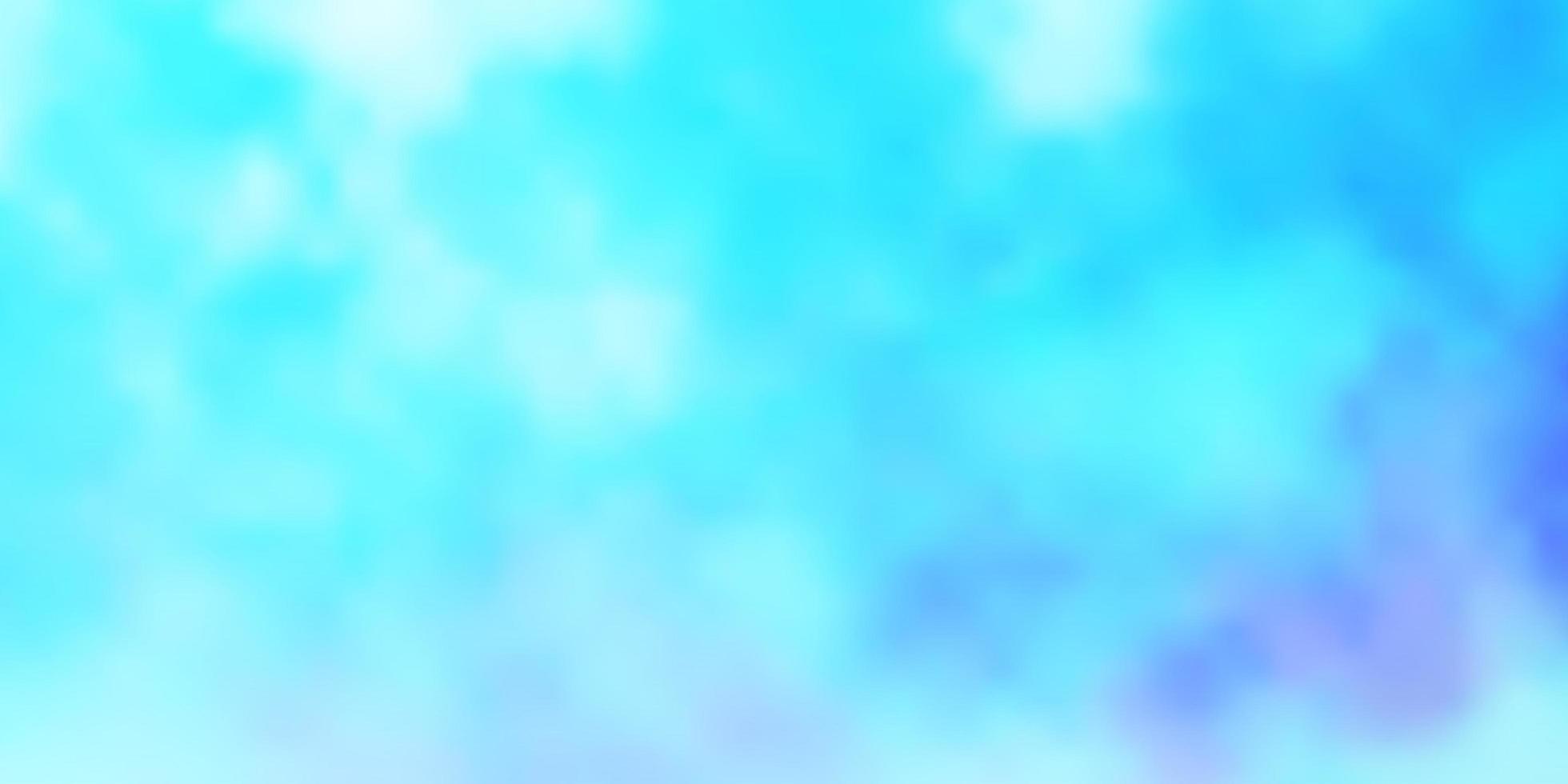 Light BLUE vector background with clouds.