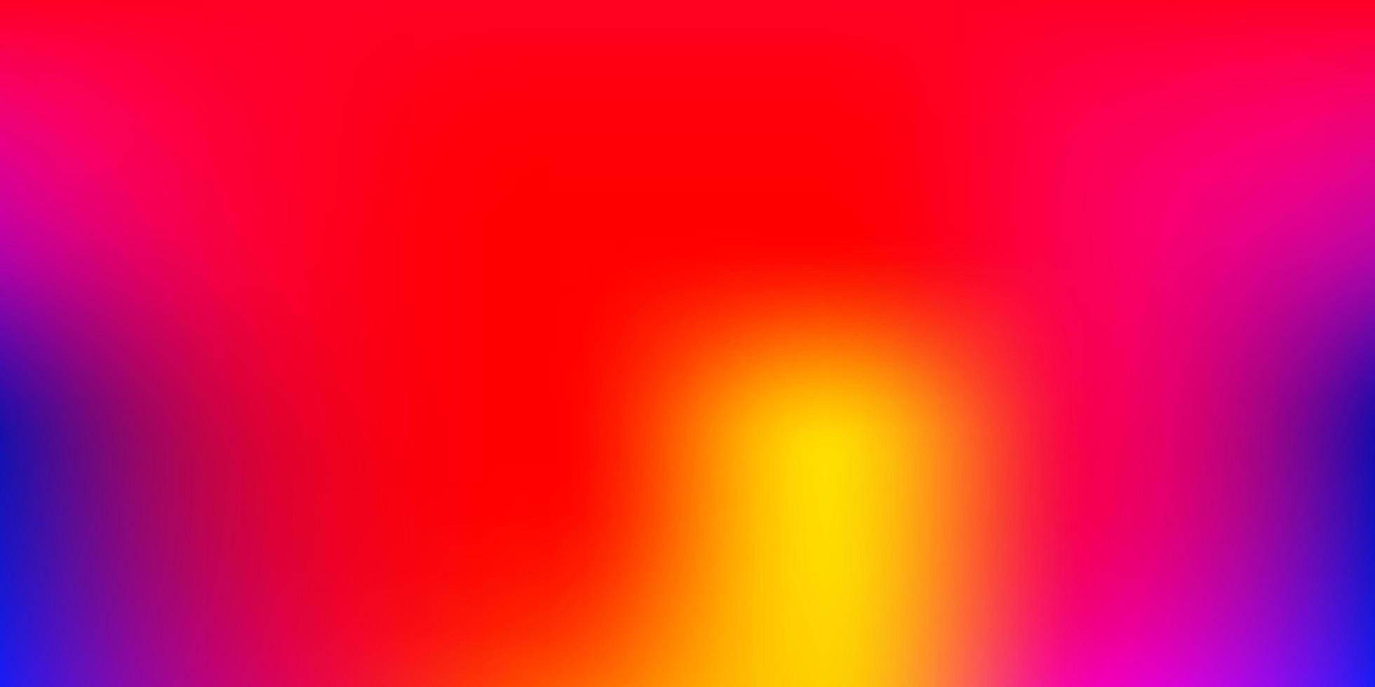 Light Red, Yellow vector abstract blur drawing.