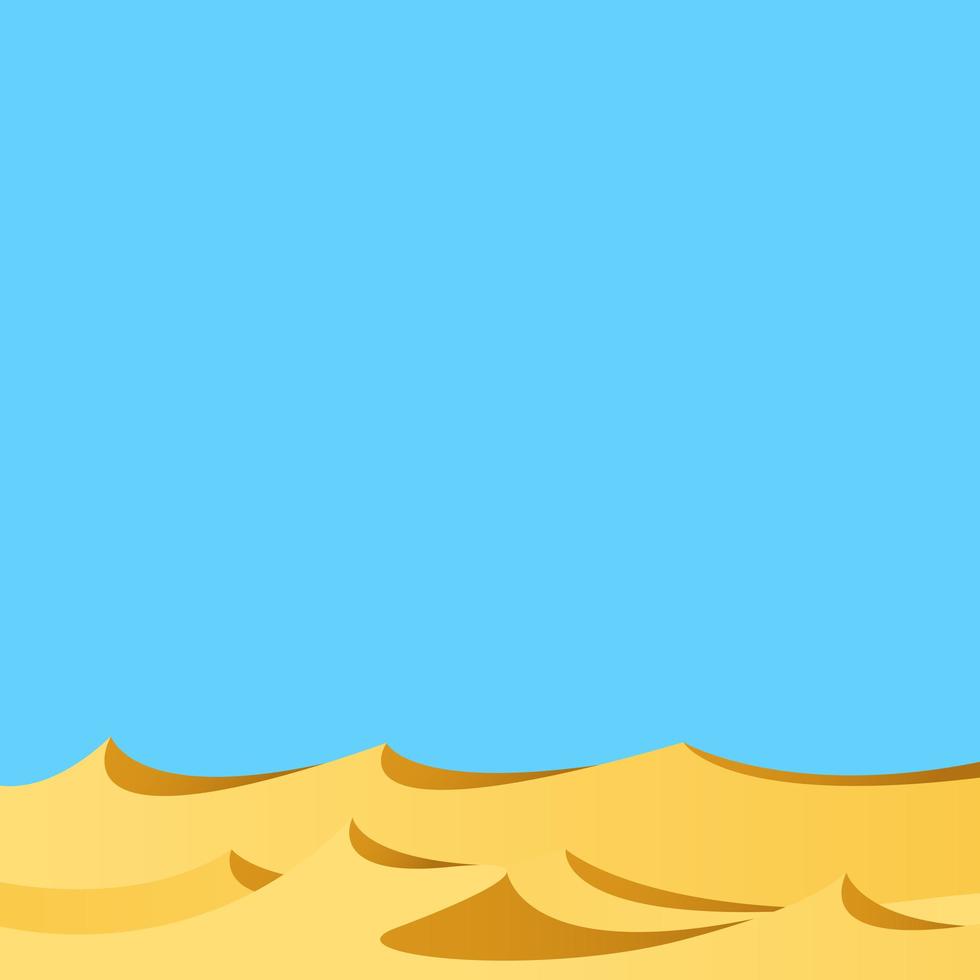 Desert landscape vector design illustration