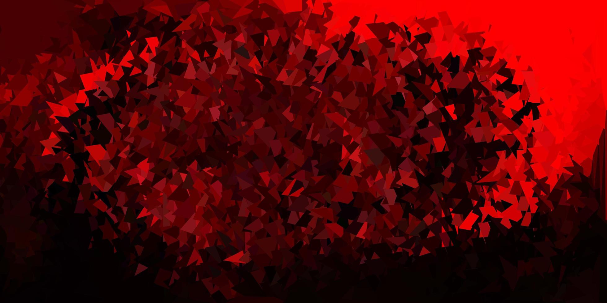 Dark red vector gradient polygon design.