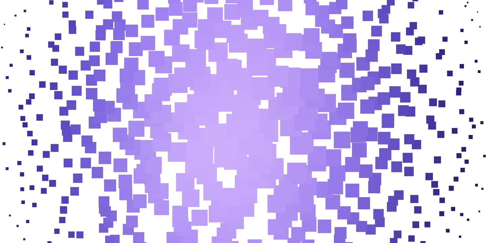 patrón de vector púrpura claro en estilo cuadrado.