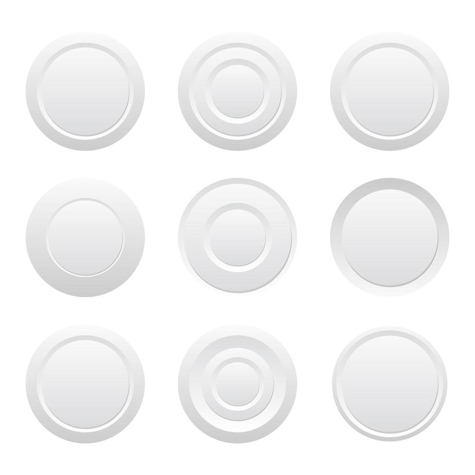 Multimedia control buttons vector design illustration isolated on white background