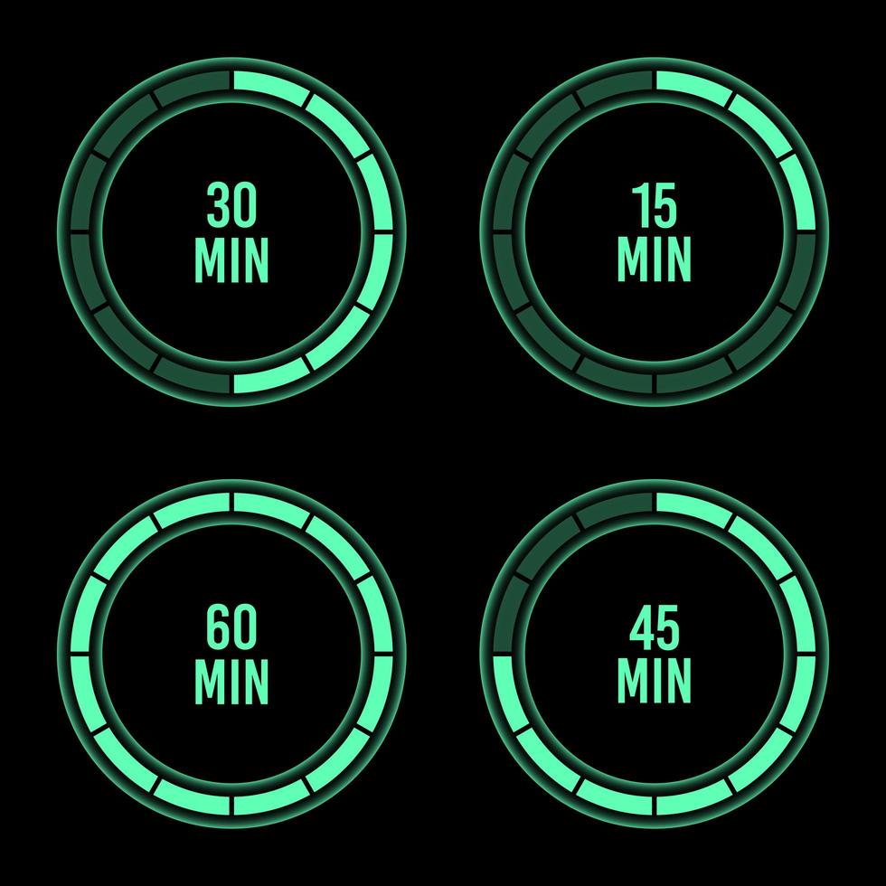 Hour timer vector design illustration isolated on background