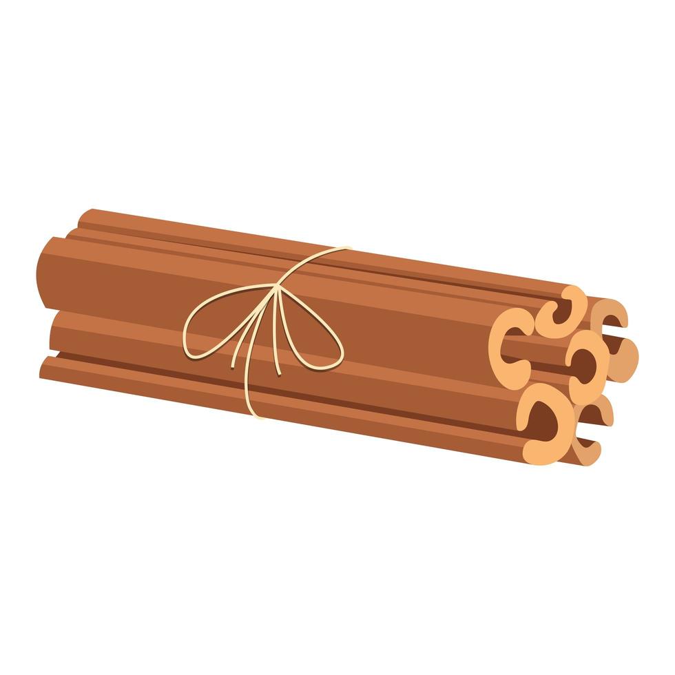 Cinnamon sticks vector design illustration isolated on white background