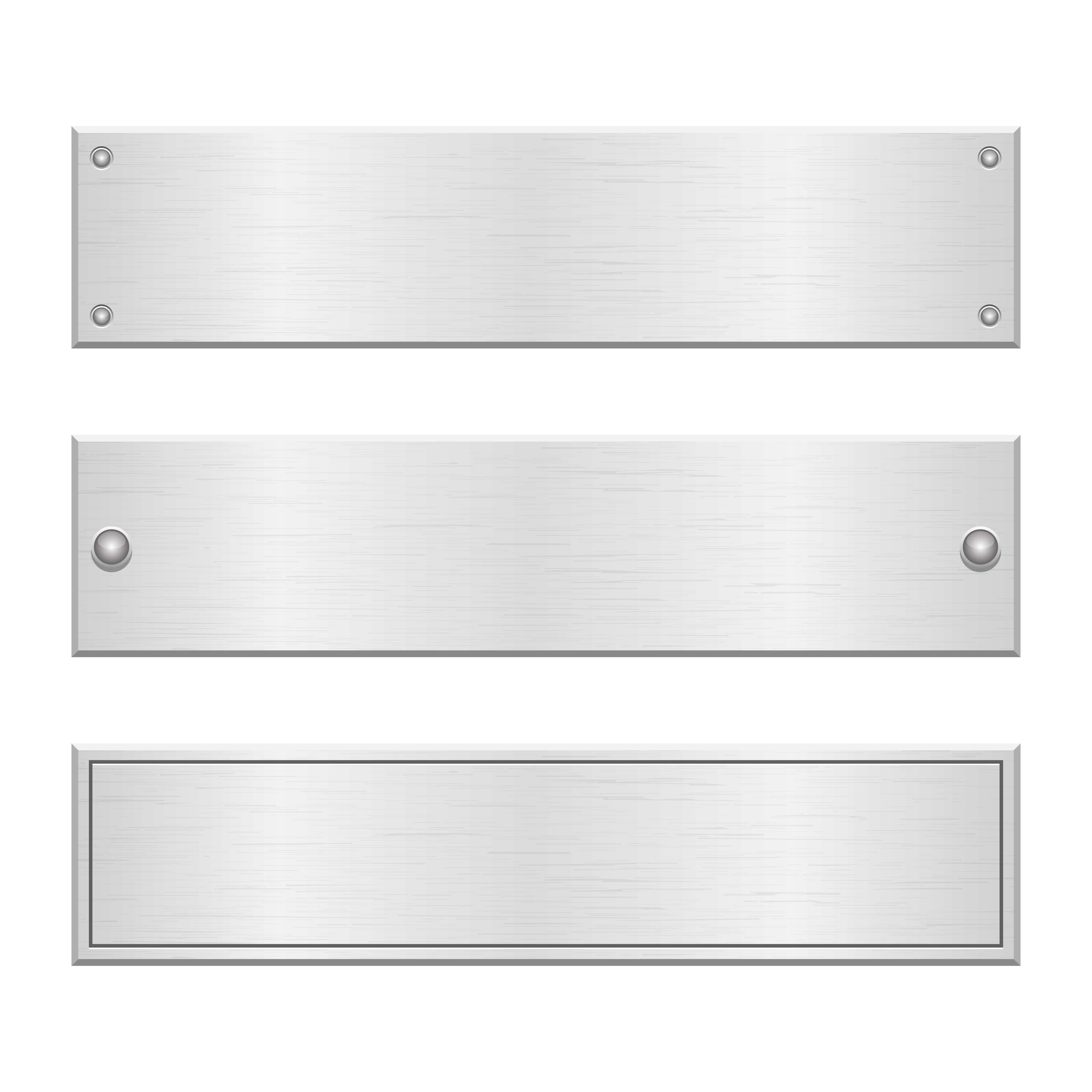 Ilustración de diseño de vector de placa de puerta metálica aislada