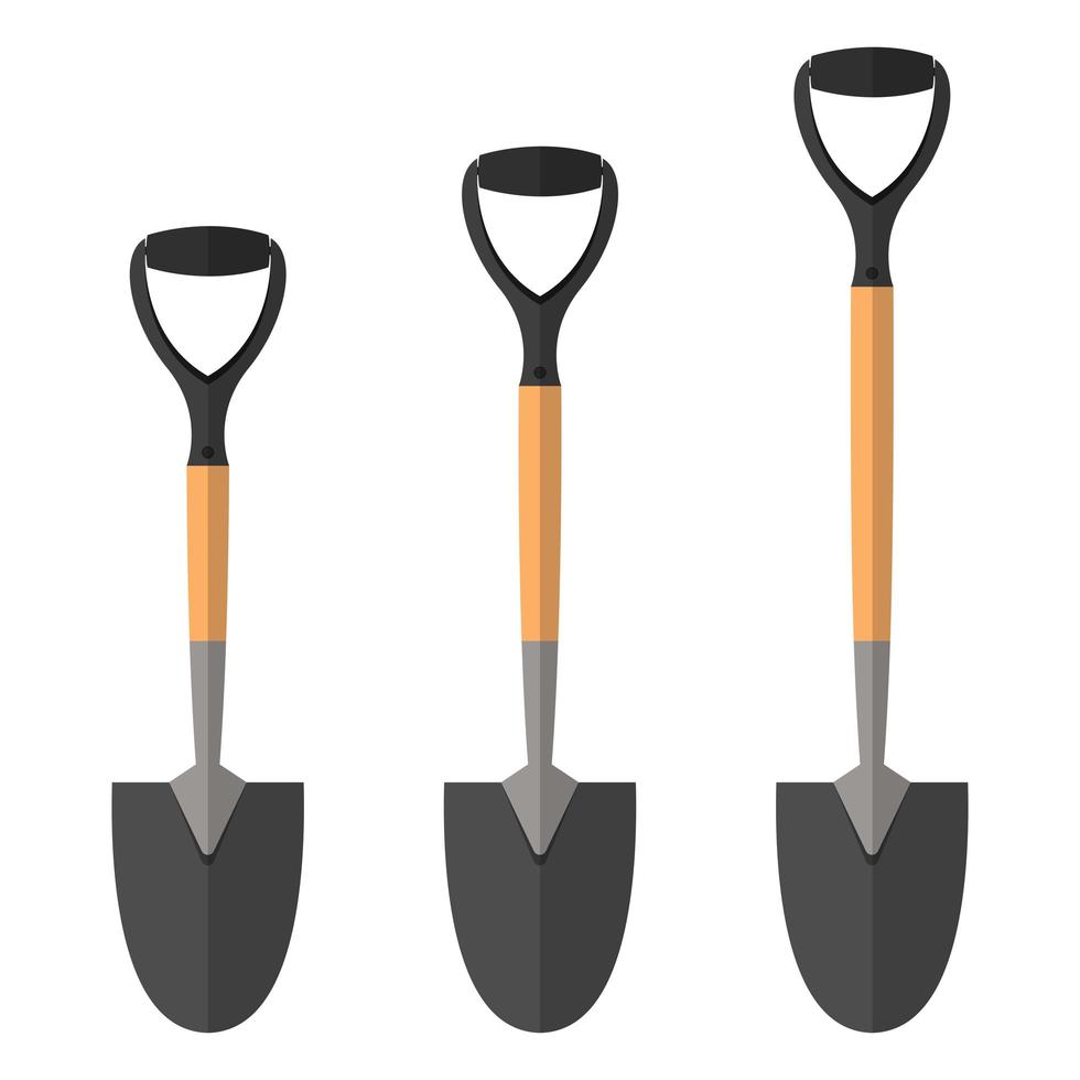 Shovel vector design illustration isolated on white background