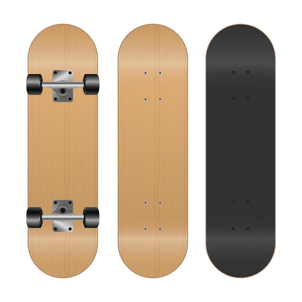 Skateboard vector design illustration isolated on white background