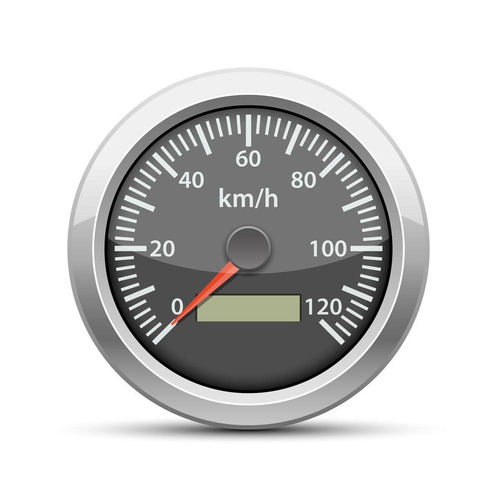 Speedometer vector design illustration isolated on white background