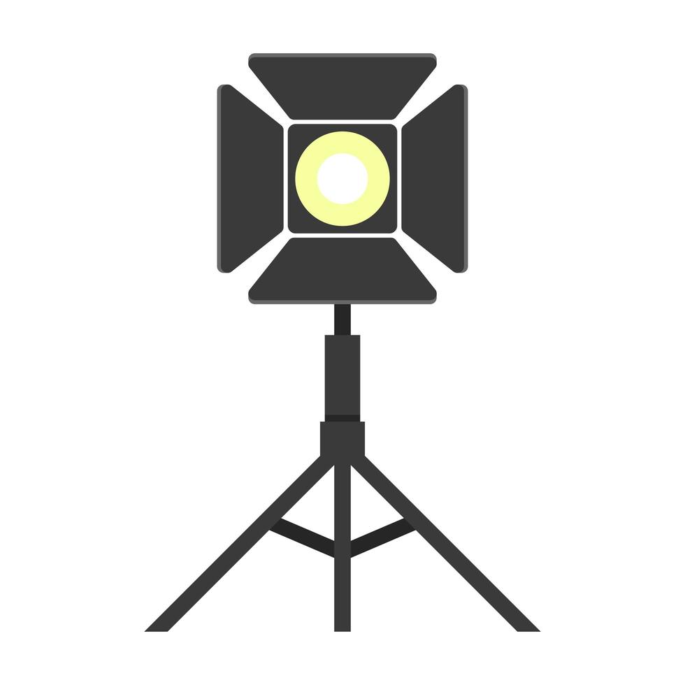 Spotlight vector design illustration isolated on background