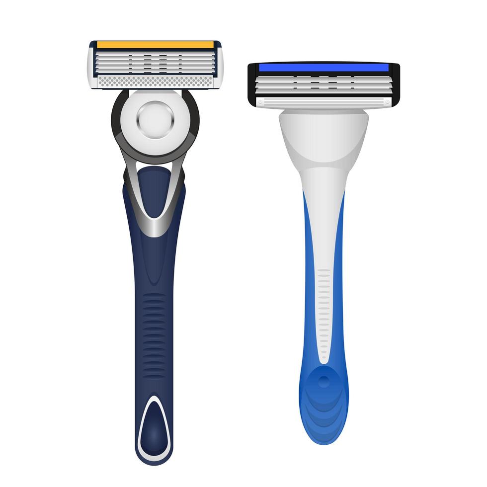 Shaving blade vector design illustration isolated on white background