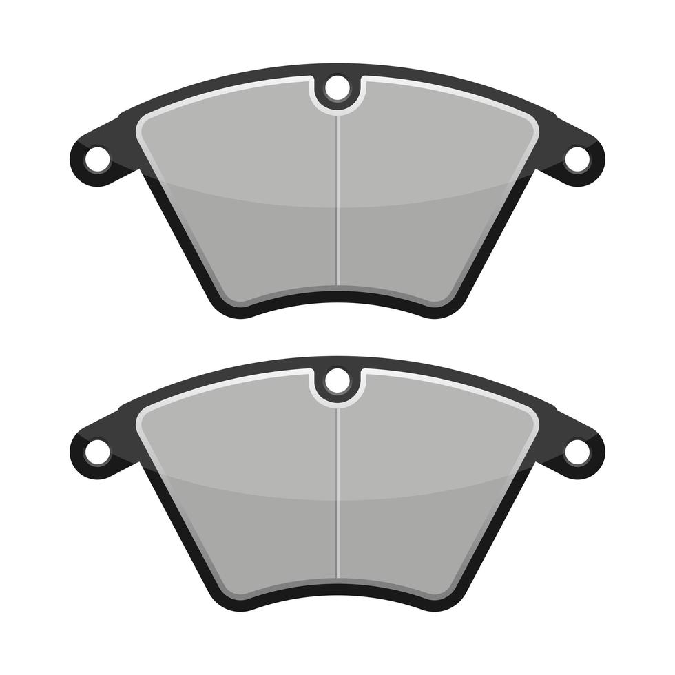 Brake pads vector design illustration isolated on white background