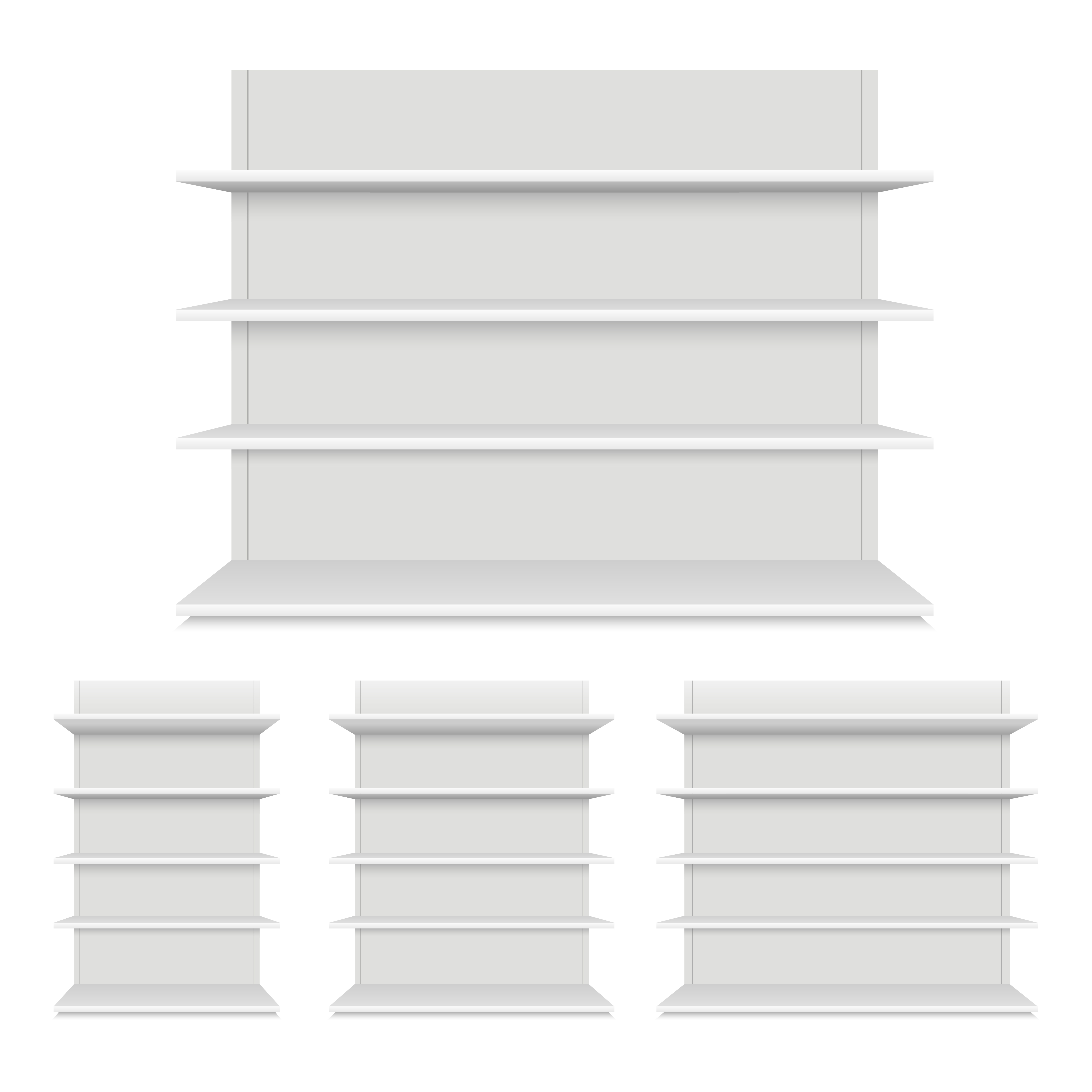Download Shelf Mockup Vector Design Illustration Isolated On White Background 1844123 Vector Art At Vecteezy