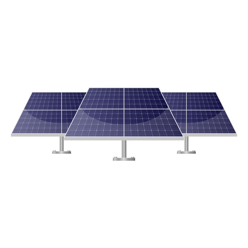 Solar panel vector design illustration isolated on white background