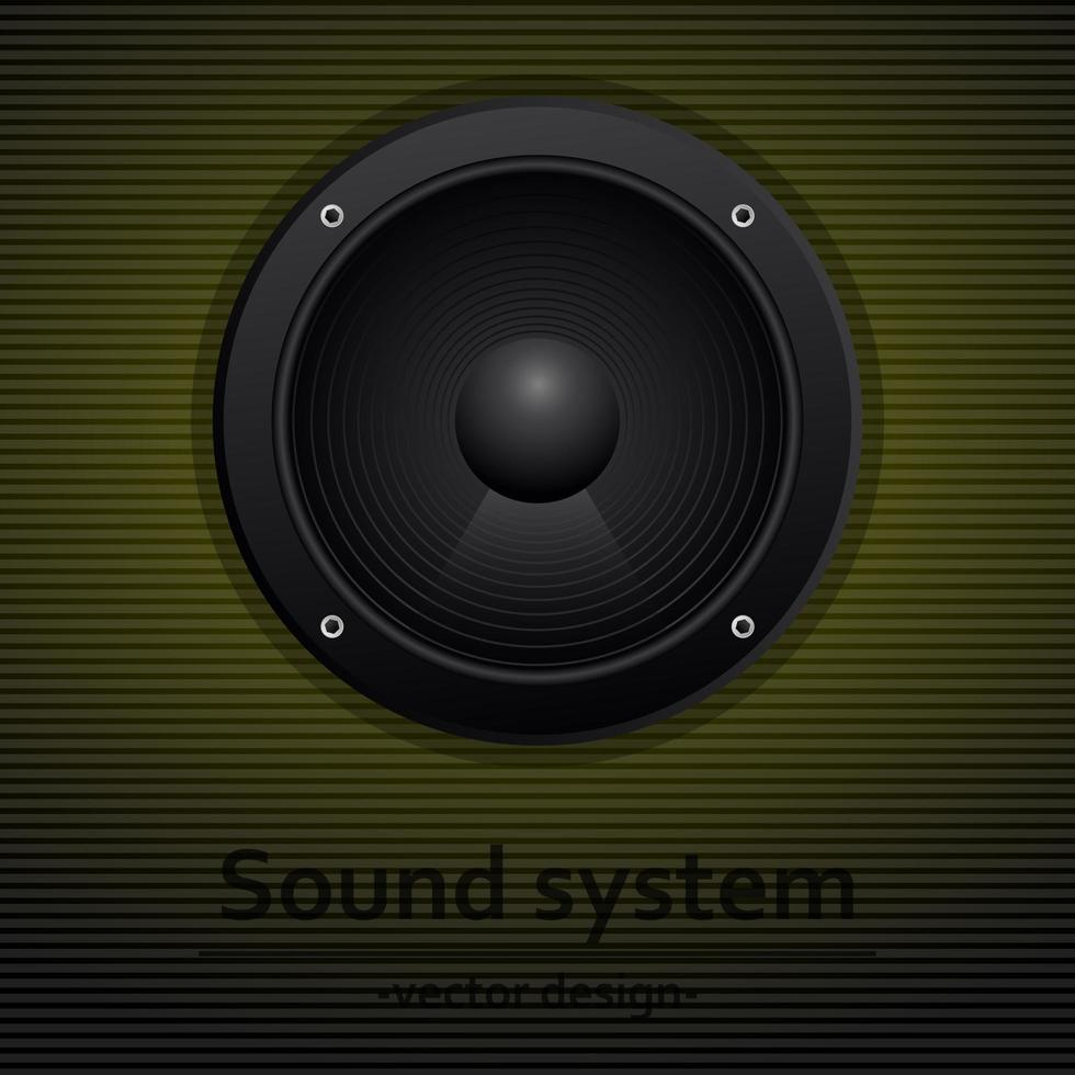 Audio speakers vector design illustration