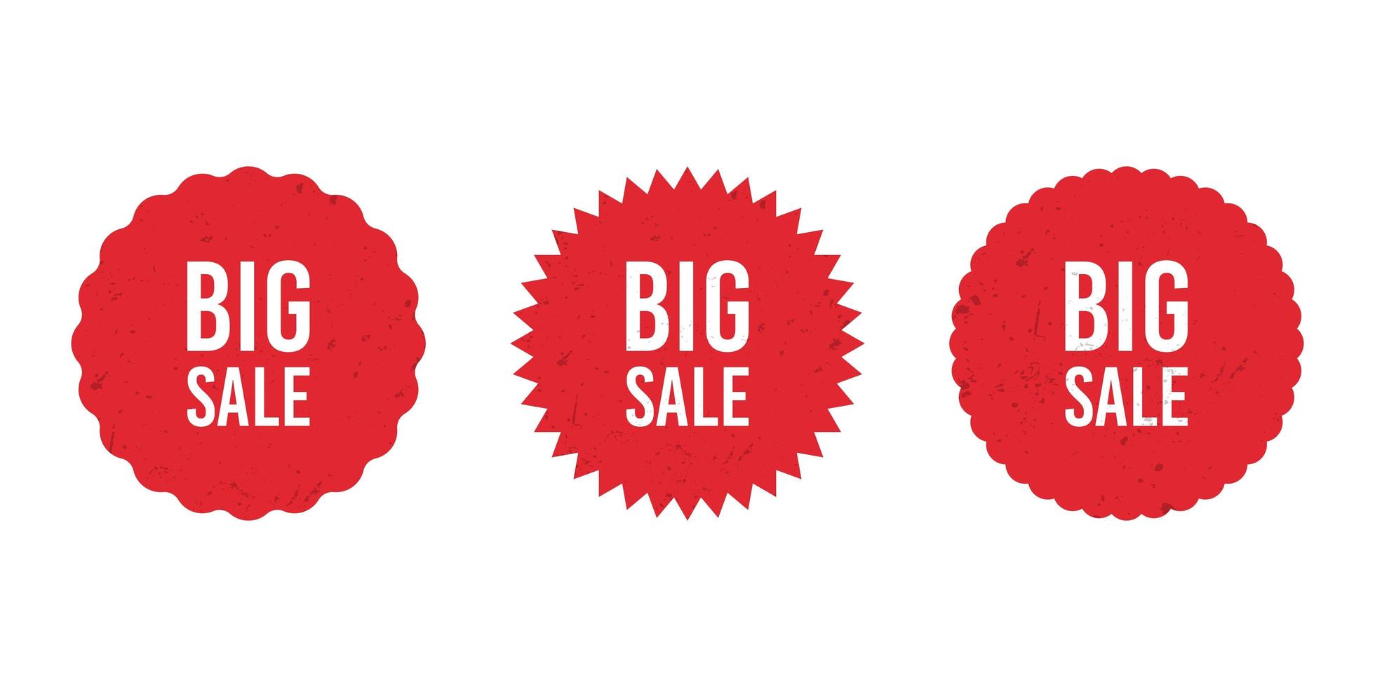 Big sale sticker vector design illustration isolated on white background