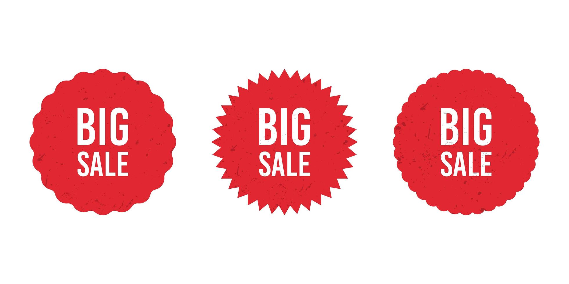 Big sale sticker vector design illustration isolated on white background