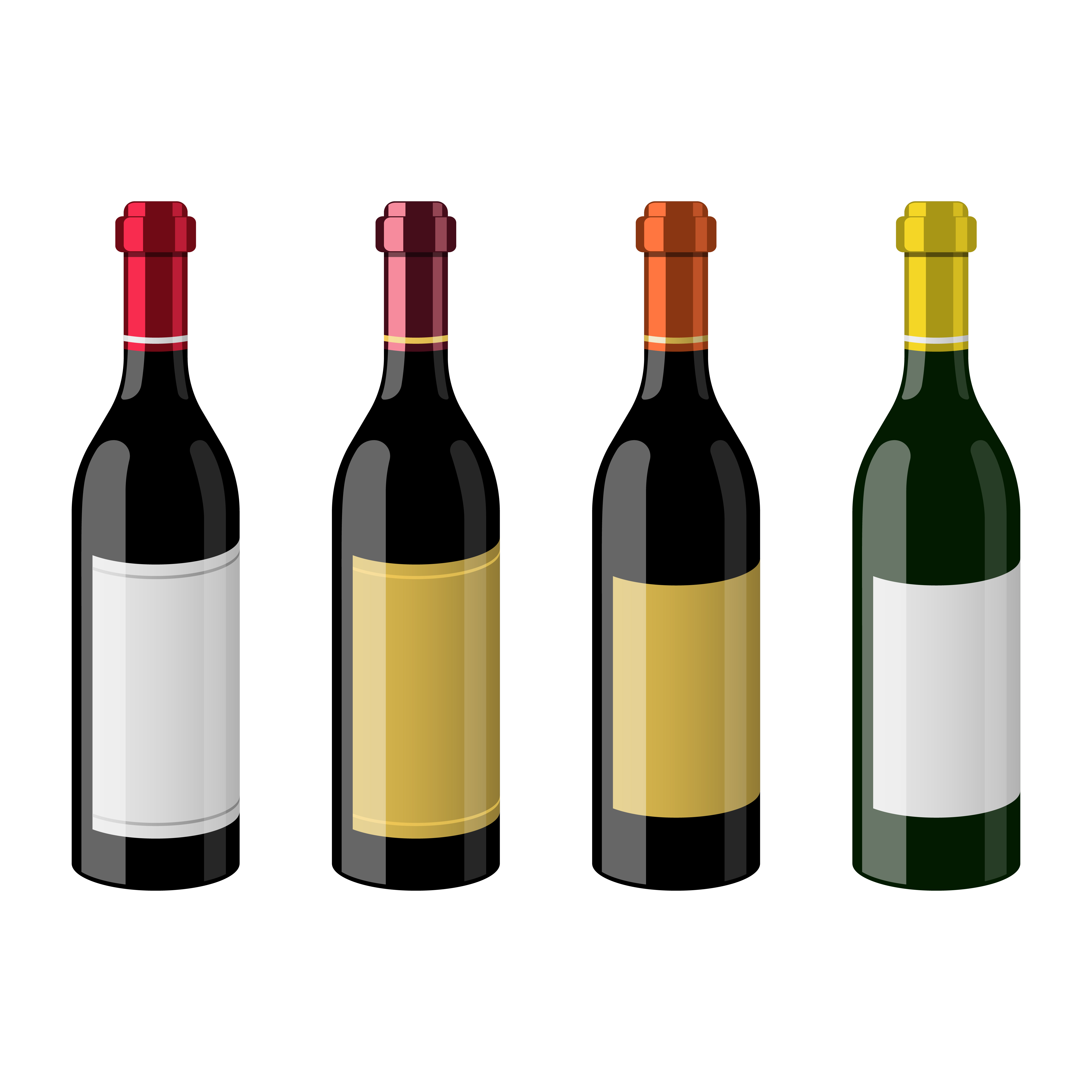 Bottle of wine vector design illustration isolated on white background