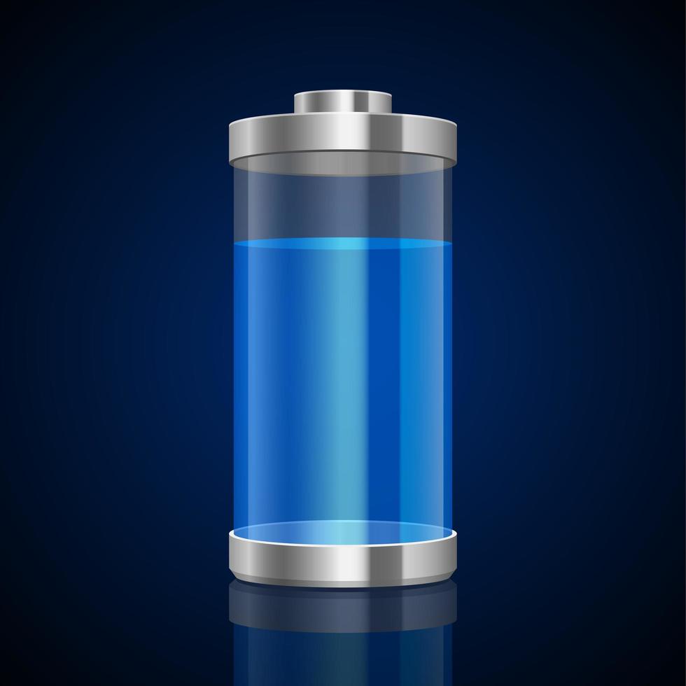 Digital battery vector design illustration isolated on background