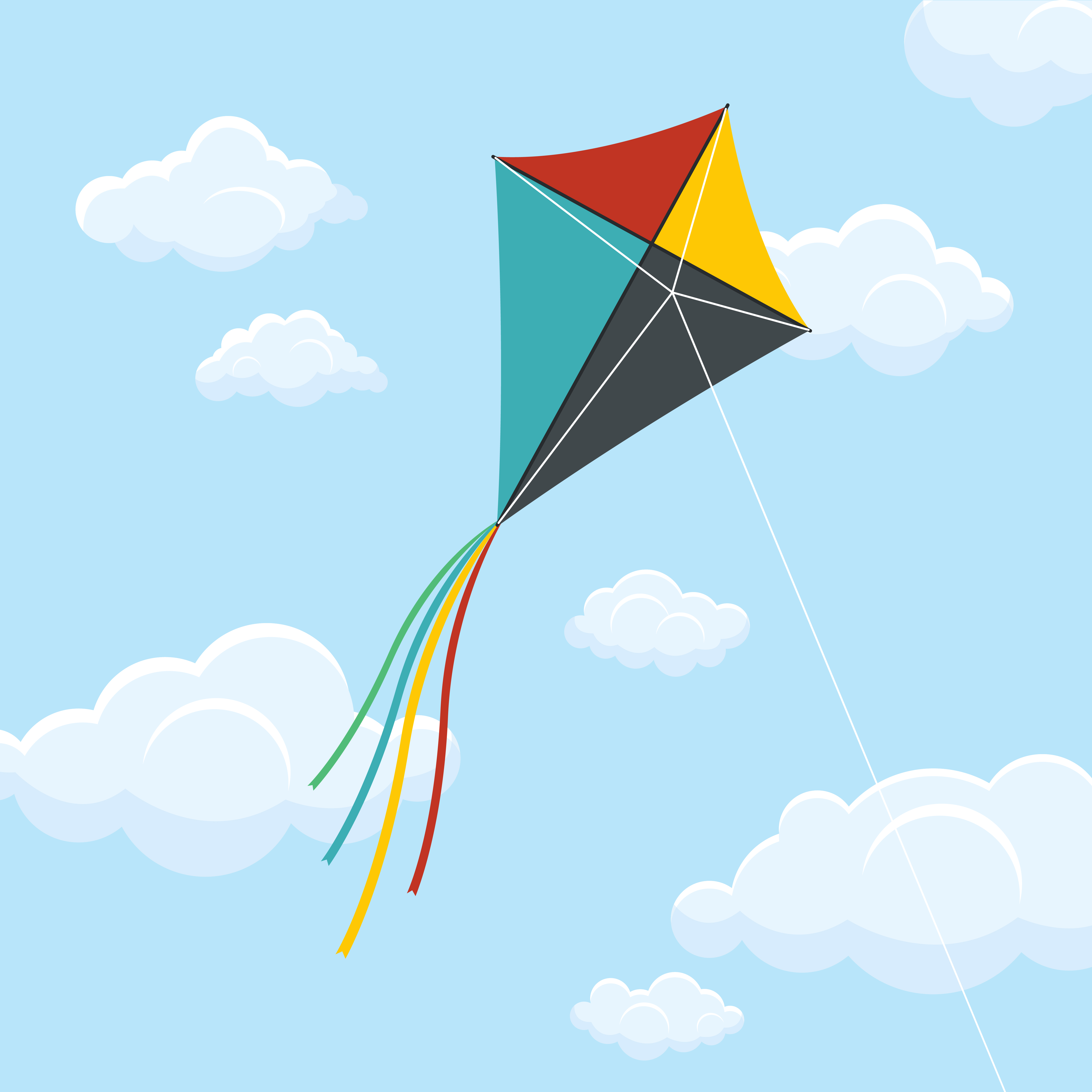 Kite Vector Art, Icons, and Graphics for Free Download