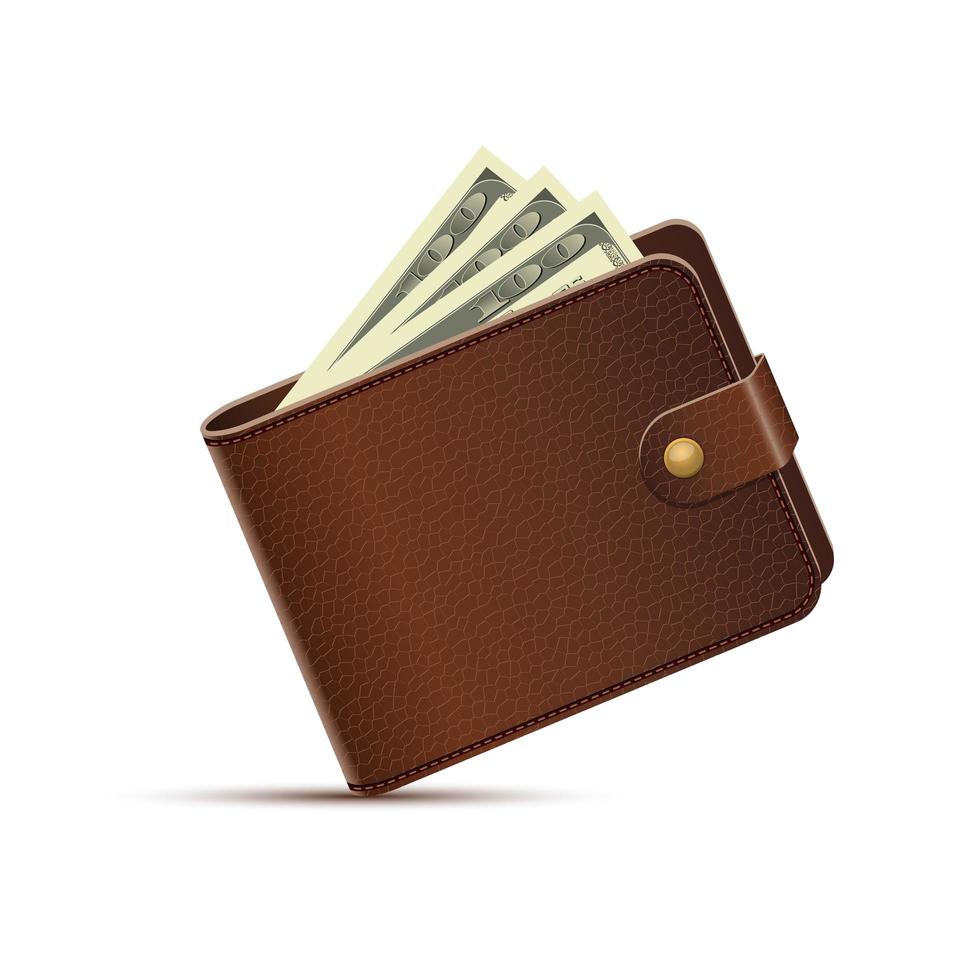 Leather Wallet Vector Art, Icons, and Graphics for Free Download
