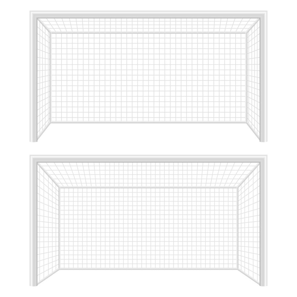 Football gate vector design illustration isolated on white background