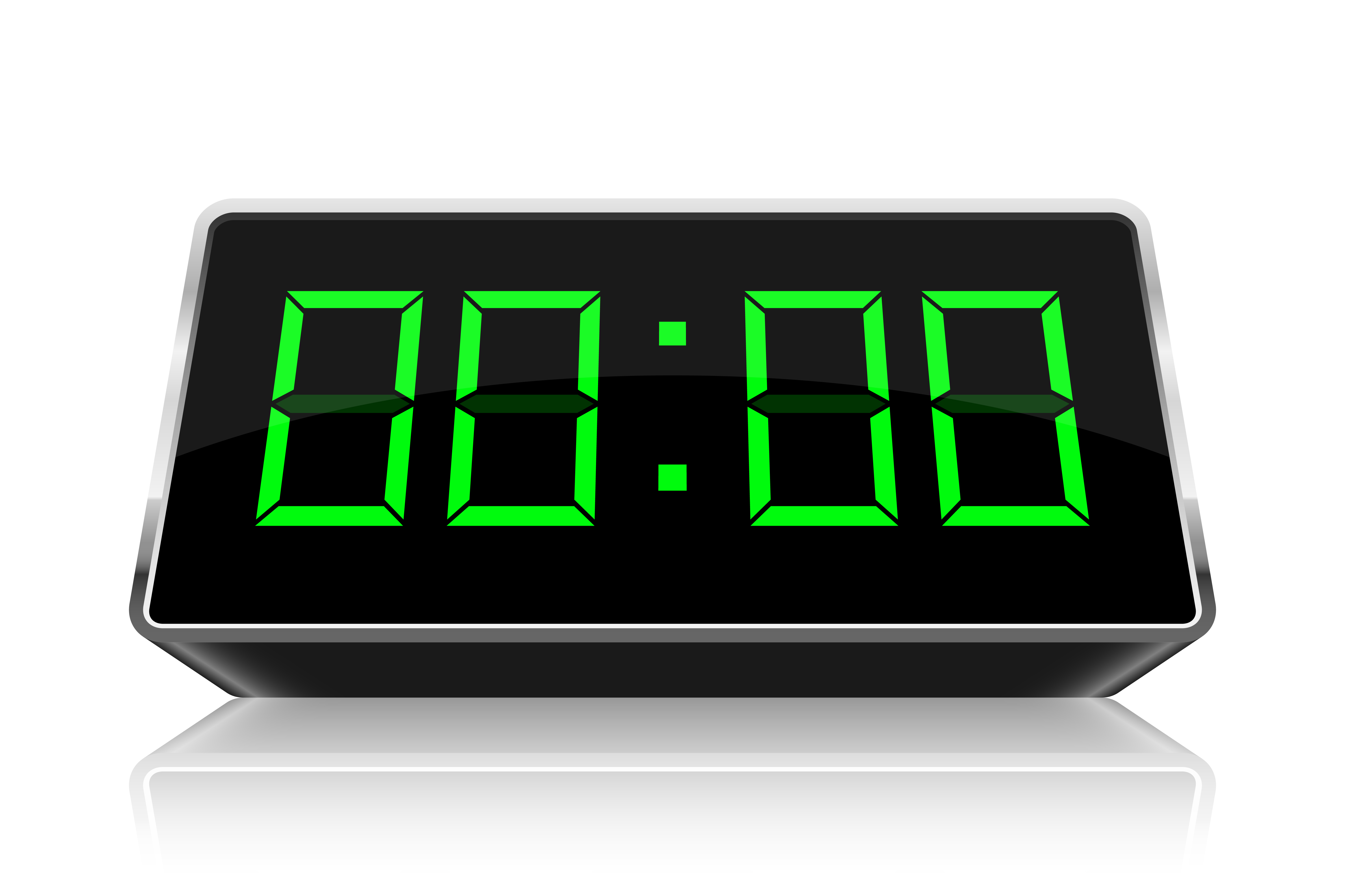 Digital clock vector design illustration isolated on background 1844493