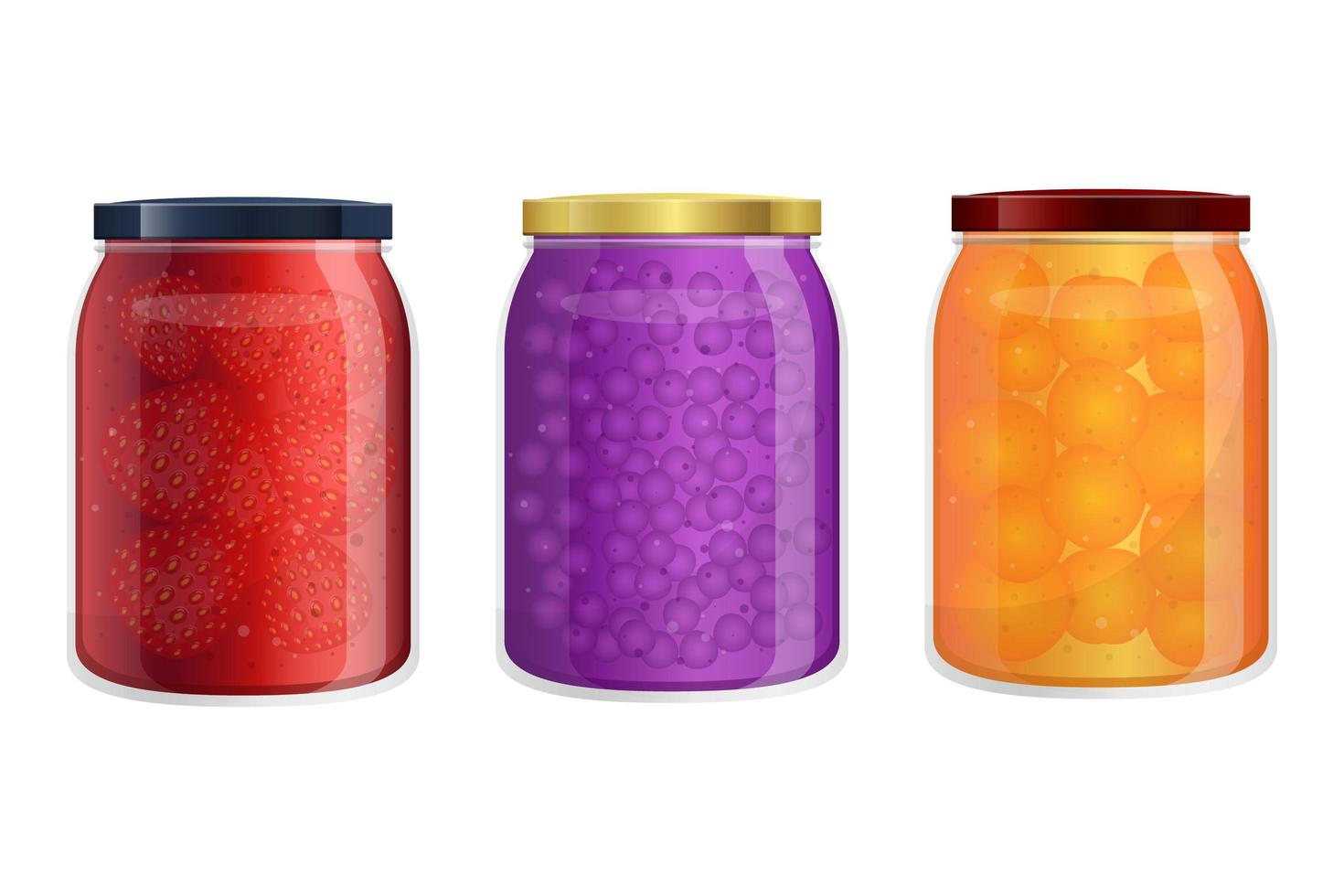 Compote jar vector design illustration isolated on white background