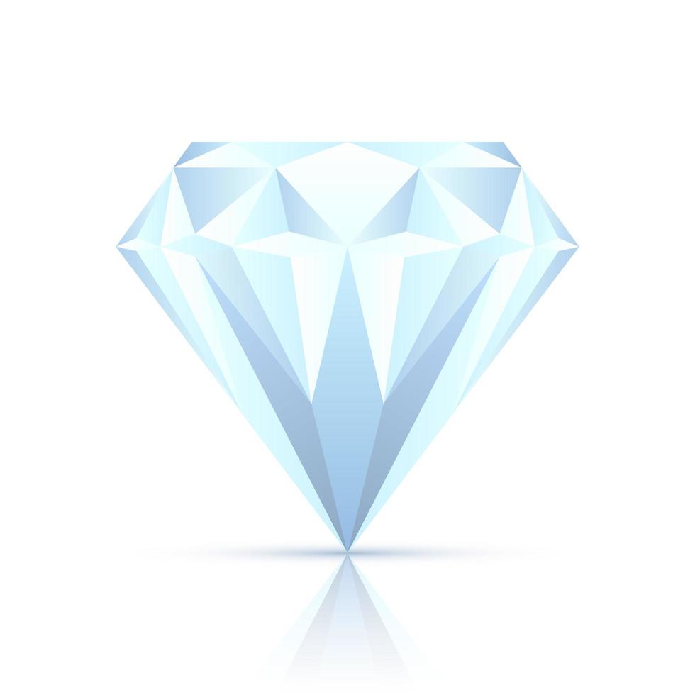 Diamnod vector design illustration isolated on white background