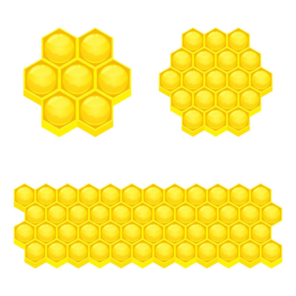 Honeycomb vector design illustration isolated on white background