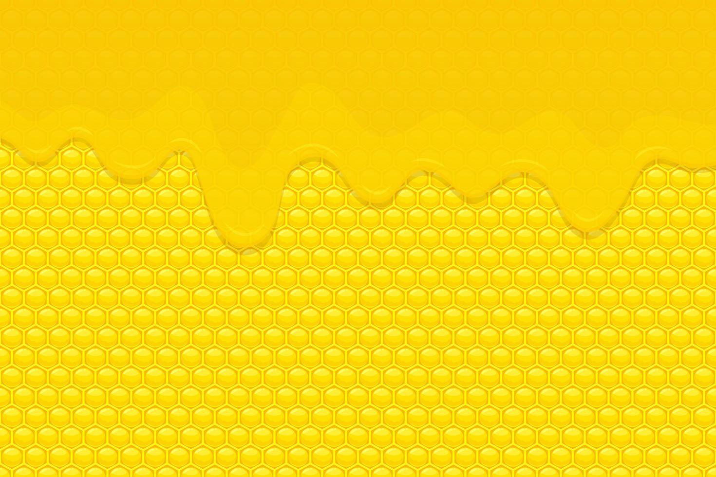 Ilustración de diseño de vector de fondo de miel