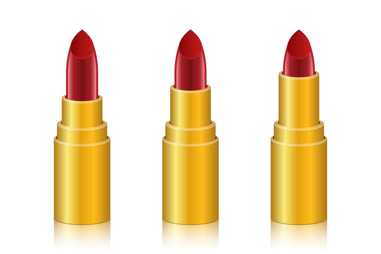 Lipstick vector design illustration isolated on white background