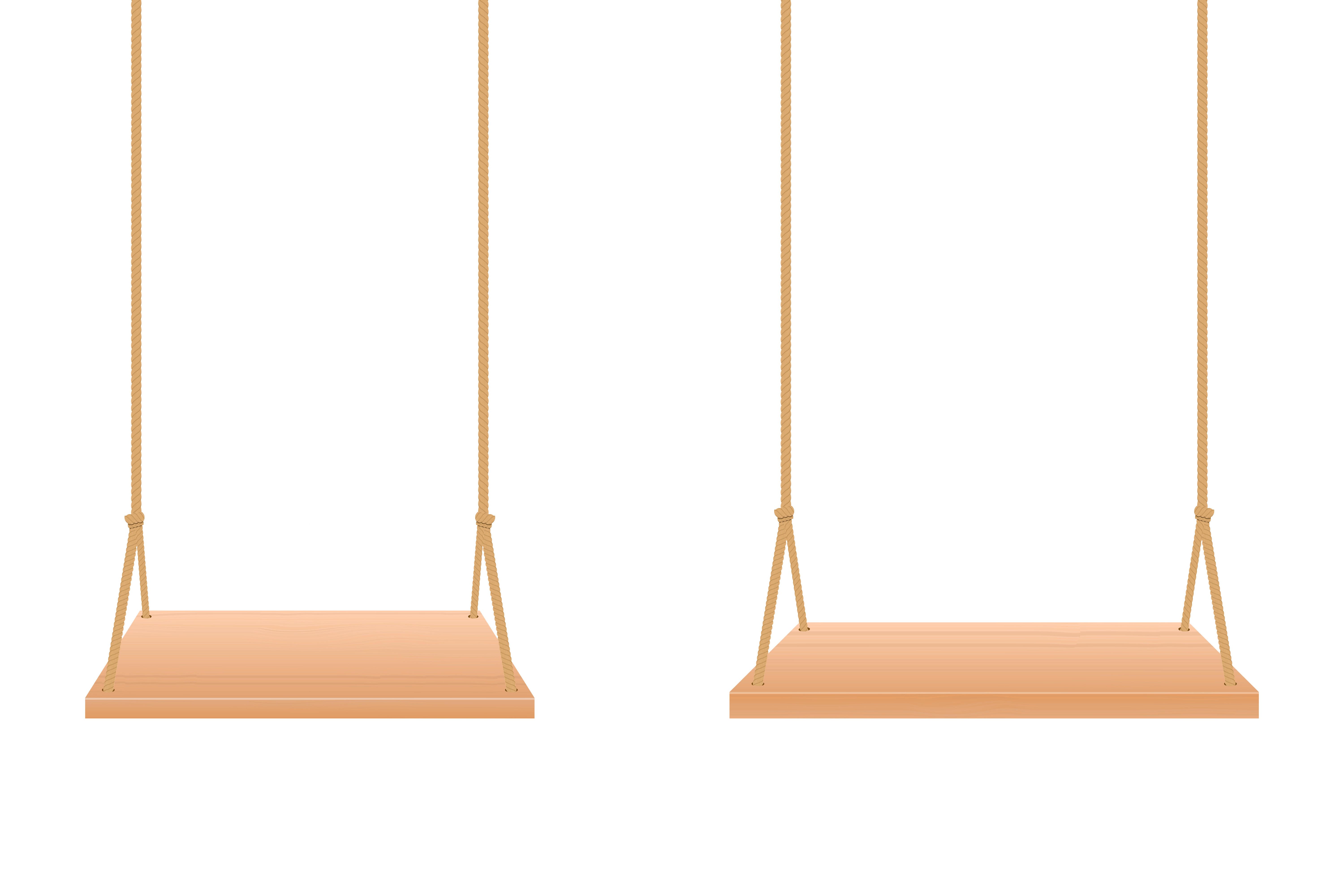 Wooden Swing Vector Design Illustration Isolated On Background 1844634 Vector Art At Vecteezy