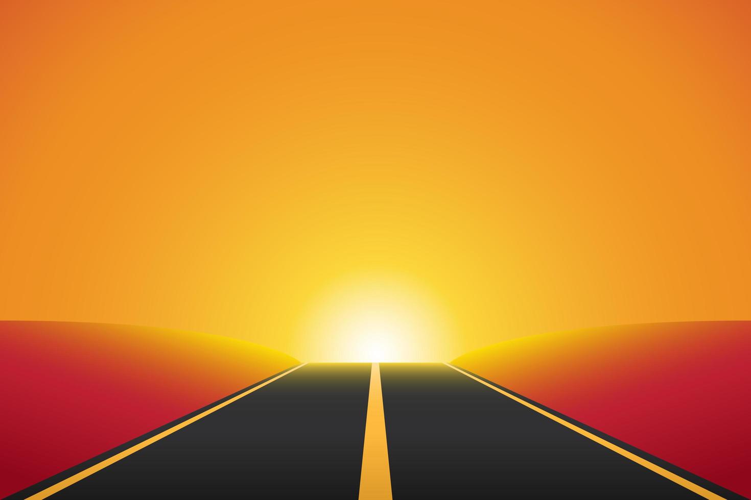 Road to infinity background vector design illustration