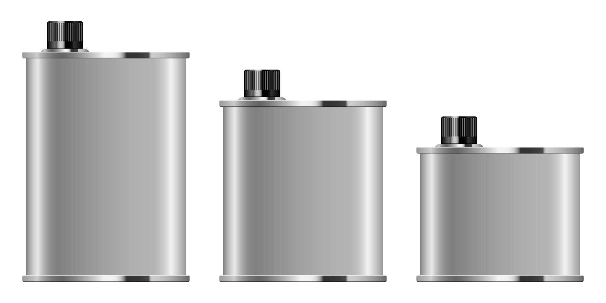 Motor oil metallic bottle vector design illustration isolated on white background