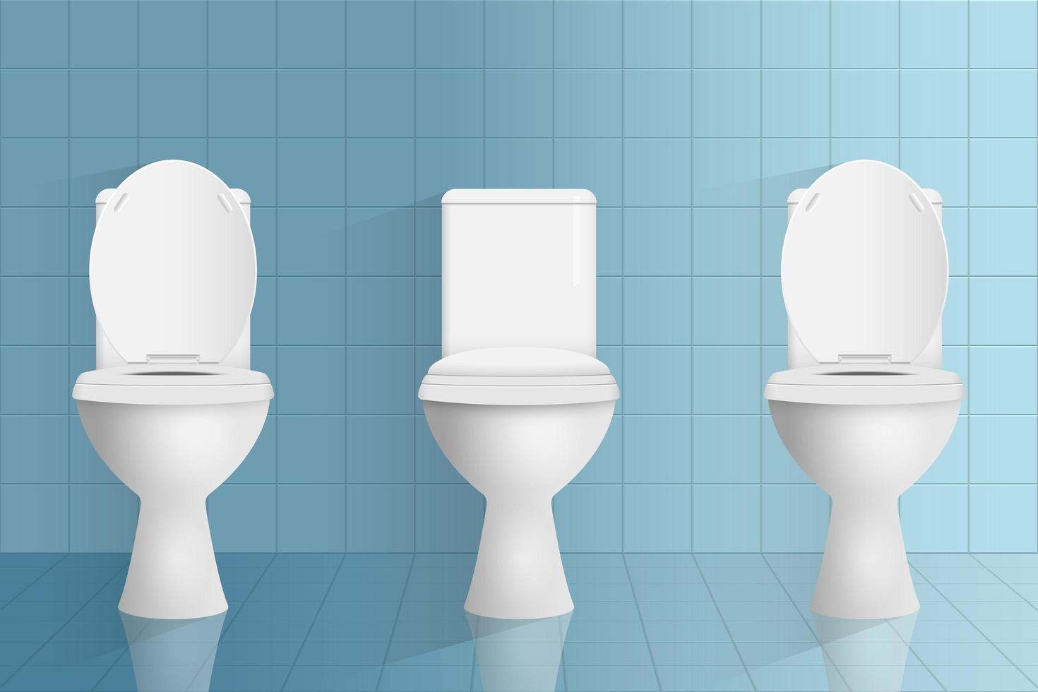 Modern toilet vector design illustration