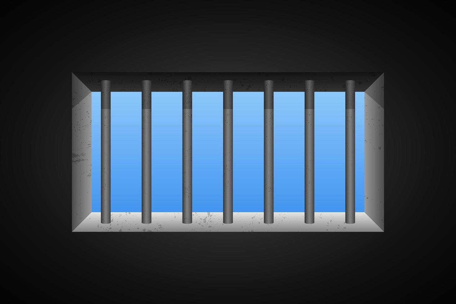 Prison window vector design illustration