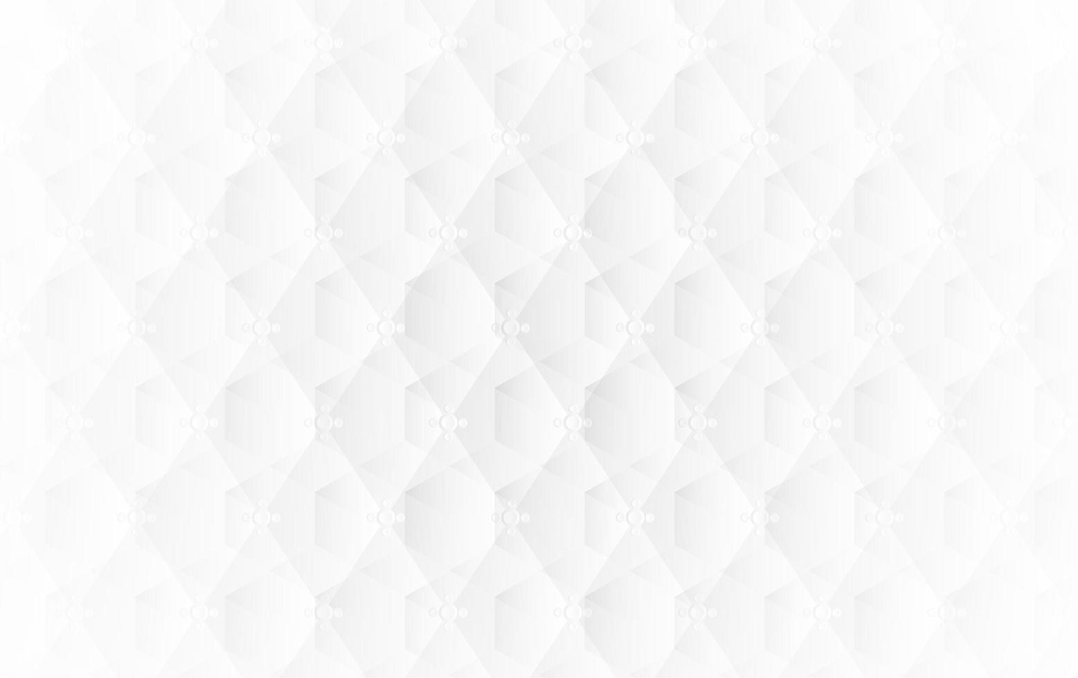 abstract white cubic background vector