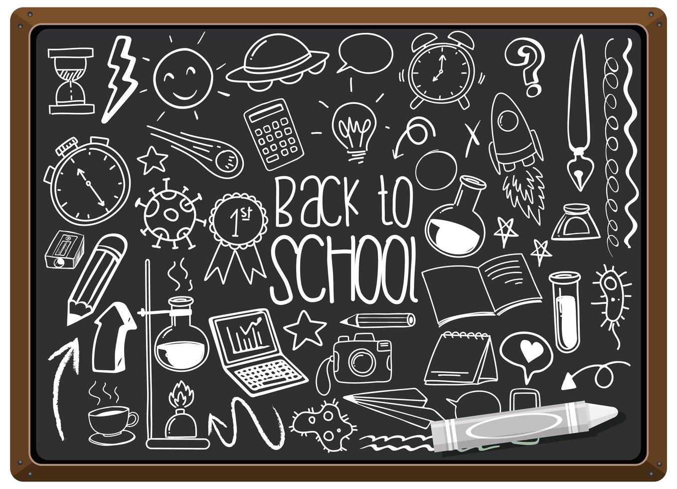 Chalkboard illustration clearance