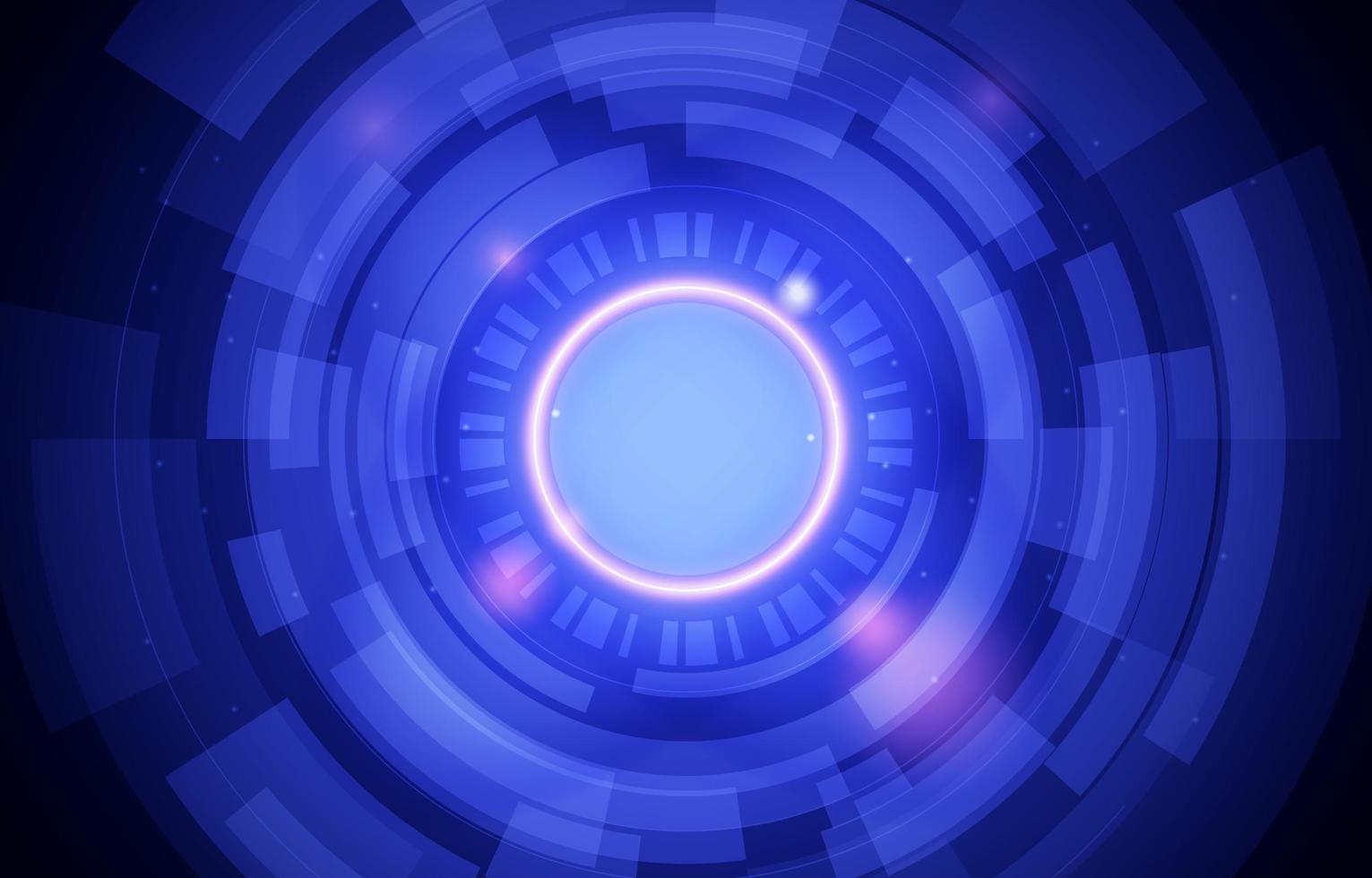 Circle Techno Background vector