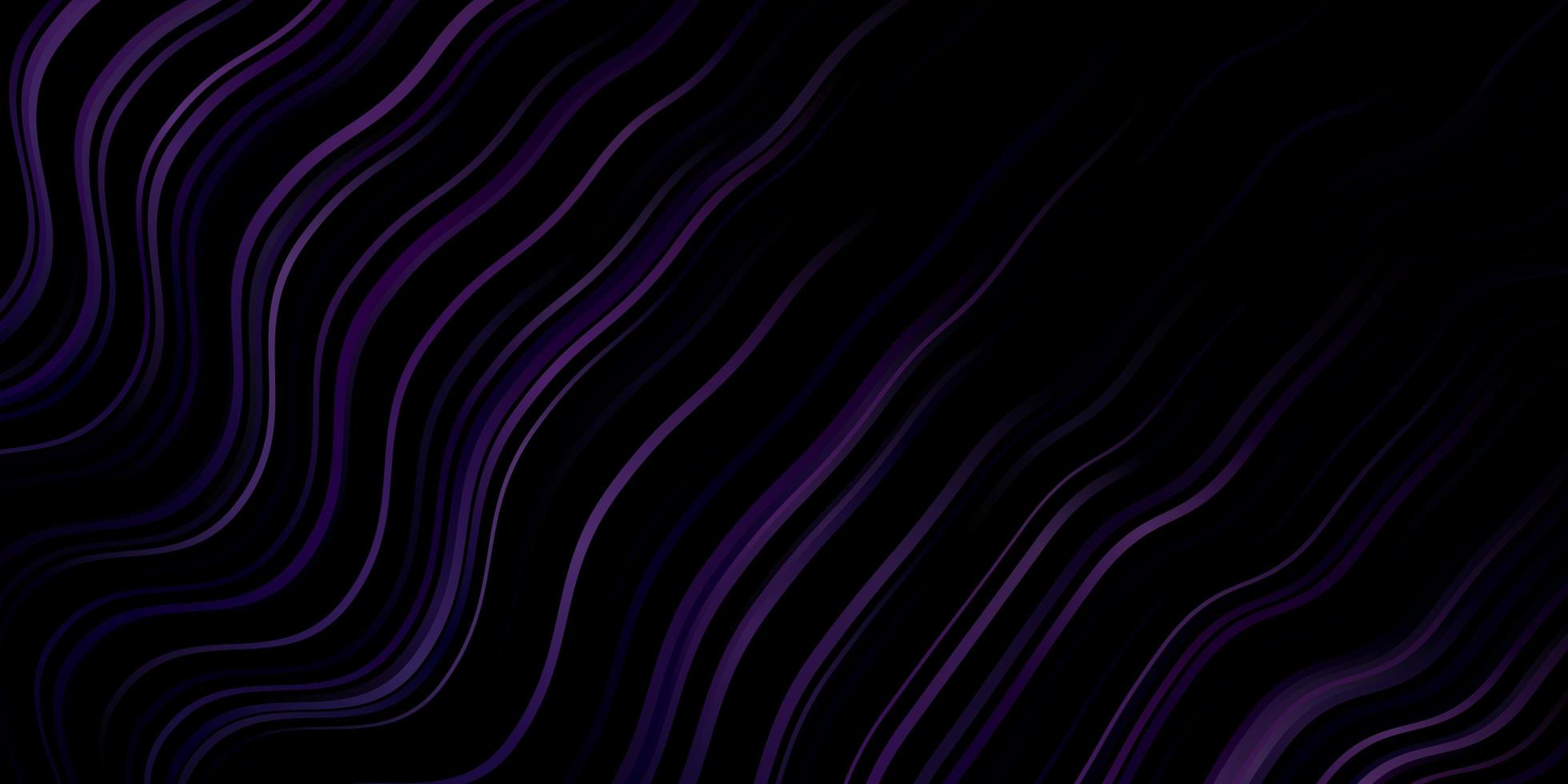 Dark Purple vector backdrop with bent lines.
